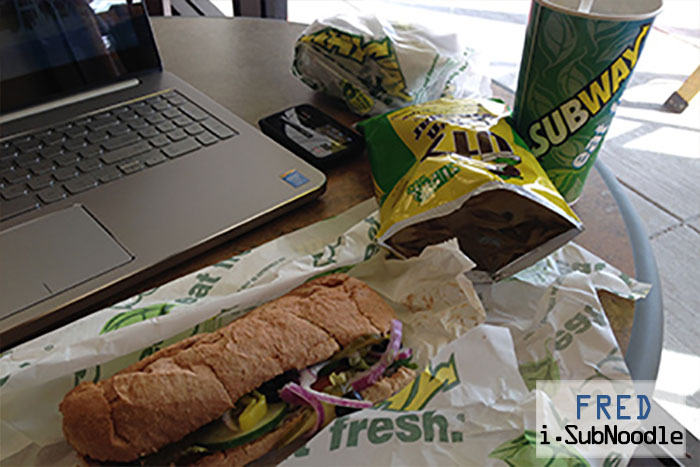Some Start with Coffee I Start with Subway