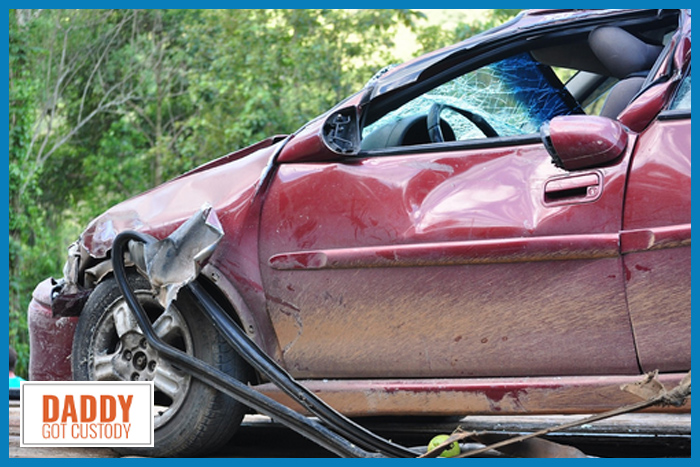 Dealing with a Car Accident by Fred Campos, @FullCustodyDad https://DaddyGotCustody.com