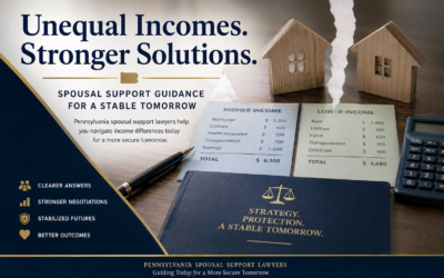 How Can Pennsylvania Spousal Support Lawyers Help Couples Manage Unequal Incomes After Separation?