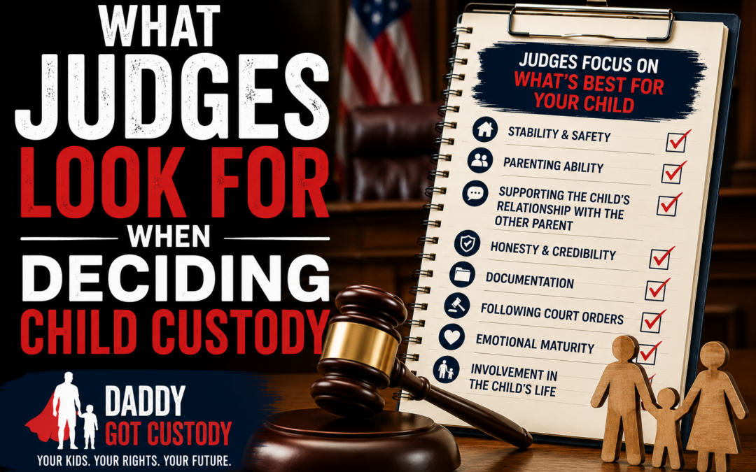 What Judges Look for When Deciding Child Custody