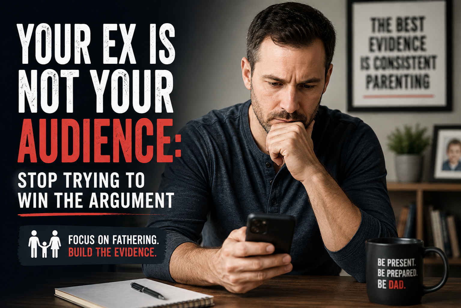 Your Ex is Not Your Audience https://DaddyGotCustody.com