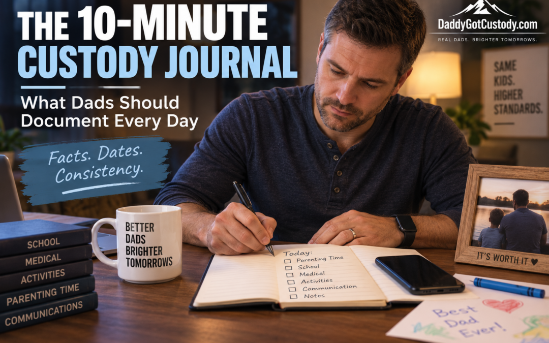 The 10-Minute Custody Journal: What Dads Should Document Every Day