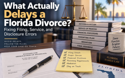 What Actually Delays a Florida Divorce: Fixing Filing, Service, and Disclosure Errors