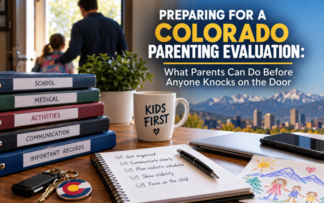Preparing for a Colorado Parenting Evaluation: What Parents Can Do Before Anyone Knocks on the Door