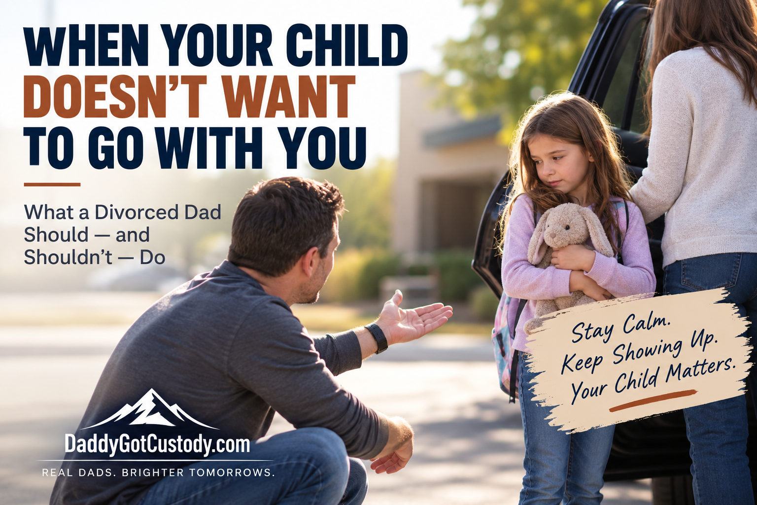 When Your Child Doesn't Want to Go With You. https://DaddyGotCustody.com